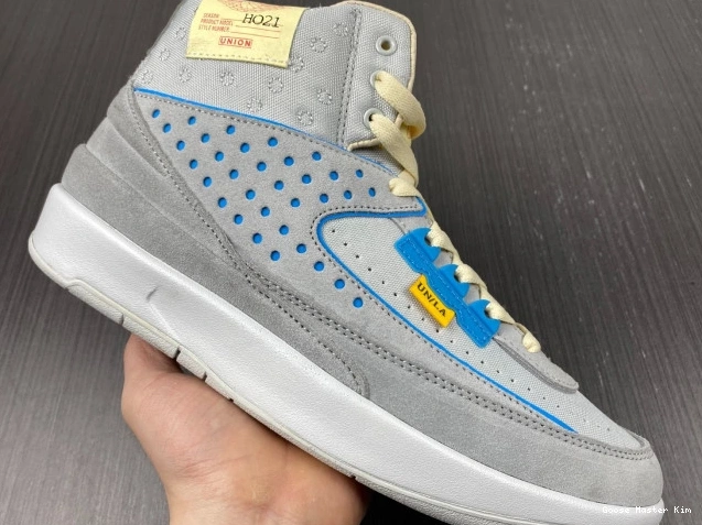 Grey DN3802-001 Fog Jordan 2 Union Retro 0630